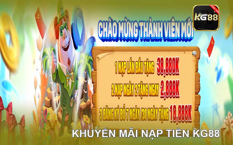 khuyến mãi Nạp Tiền KG88